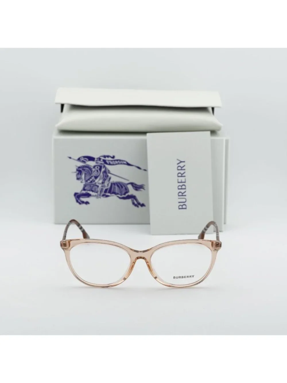 Burberry BE2389 4088 Geometric Eyeglasses 52mm - Shiny Peach